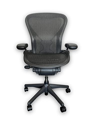 Chaise de Bureau Herman Miller Aeron Graphite – Ergonomique et Moderne
