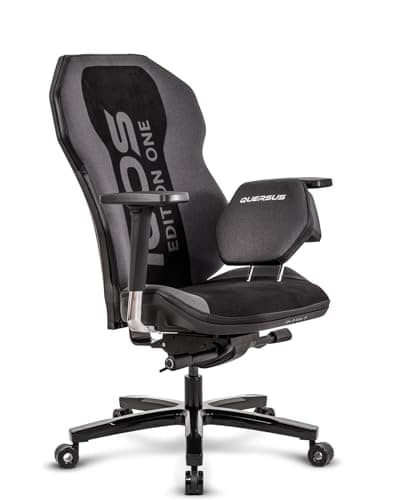 Chaise de Bureau Quersus ICOS Edition One – Noir en Tissu