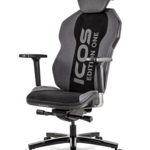 Chaise de Bureau Quersus ICOS Edition One – Noir en Tissu