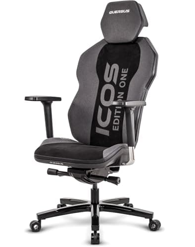 Chaise de Bureau Quersus ICOS Edition One – Noir en Tissu