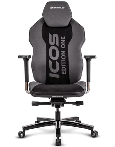 Chaise de Bureau Quersus ICOS Edition One – Noir en Tissu