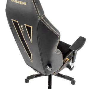 Chaise de Bureau Quersus VAOS.2 Victory en Daim Synthétique Noir