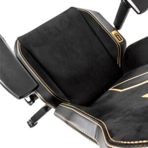 Chaise de Bureau Quersus VAOS.2 Victory en Daim Synthétique Noir