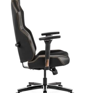 Chaise de Bureau Quersus VAOS.2 Victory en Daim Synthétique Noir