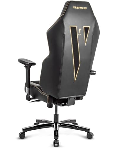 Chaise de Bureau Quersus VAOS.2 Victory en Daim Synthétique Noir