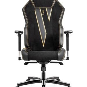 Chaise de Bureau Quersus VAOS.2 Victory en Daim Synthétique Noir