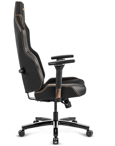 Chaise de Bureau Quersus VAOS.2 Victory en Daim Synthétique Noir