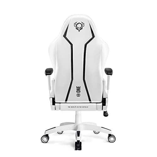 Chaise de Gaming Diablo X-One 2.0 Ergonomique avec Accoudoirs Réglables – Blanc