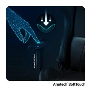 Chaise de Gaming Diablo X-One 2.0 XL Ergonomique Noir avec Accoudoirs Réglables