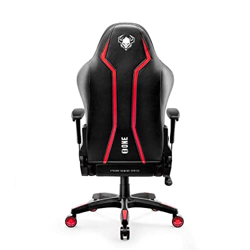 Chaise de Gaming Diablo X-One 2.0 Ergonomique Rouge avec Accoudoirs Réglables