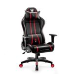 Chaise de Gaming Diablo X-One 2.0 Ergonomique Rouge avec Accoudoirs Réglables