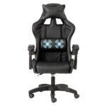 Chaise de Gaming Ergonomique Baroni Home avec Massage Lombaire et Support Dorsal