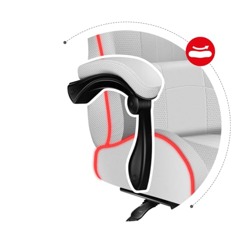 Chaise de Gaming Huzaro Force 4.7 LED RGB Ergonomique et Confortable