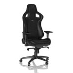 Chaise de Gaming Noblechairs Epic en Cuir Véritable Noir