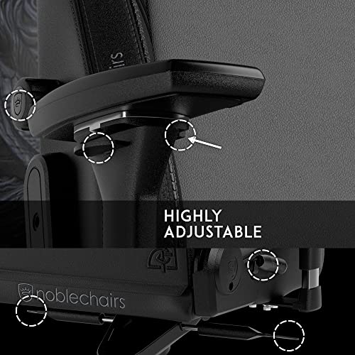 Chaise de Gaming Noblechairs Hero Ergonomique et Confortable – 150 kg Skyrim