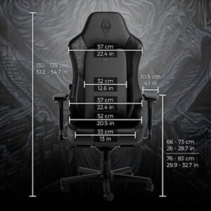 Chaise de Gaming Noblechairs Hero Ergonomique et Confortable – 150 kg Skyrim