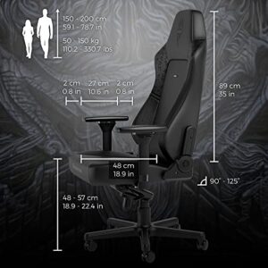 Chaise de Gaming Noblechairs Hero Ergonomique et Confortable – 150 kg Skyrim