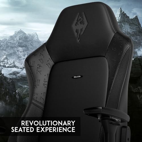Chaise de Gaming Noblechairs Hero Ergonomique et Confortable – 150 kg Skyrim