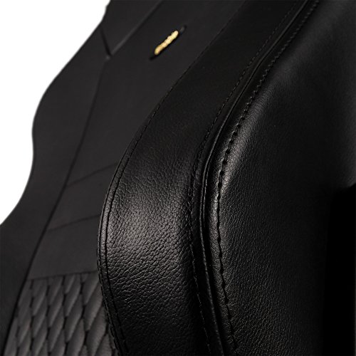 Chaise de Gaming Noblechairs Hero en Cuir Véritable – Noir