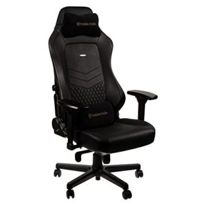 Chaise de Gaming Noblechairs Hero en Cuir Véritable – Noir