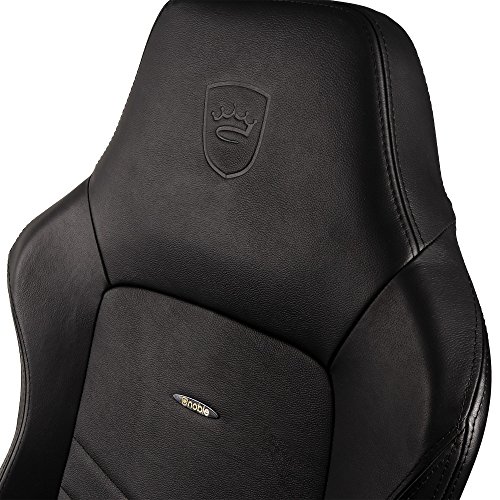 Chaise de Gaming Noblechairs Hero en Cuir Véritable – Noir