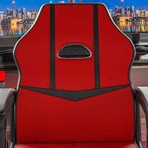 Chaise de Gaming Vida Designs Racing Comet Rouge et Noir, Réglable et Inclinable