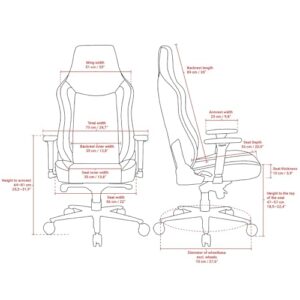 Chaise de Jeu Arozzi Large en Anthracite pour Confort Optimal