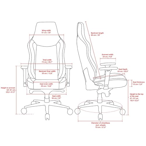 Chaise de Jeu Arozzi Large en Anthracite pour Confort Optimal
