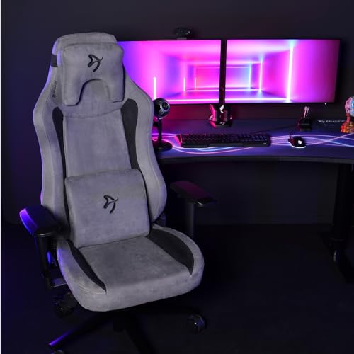 Chaise de Jeu Arozzi Large en Anthracite pour Confort Optimal