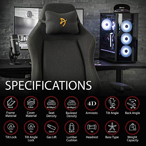 Chaise de Jeu Arozzi en Textile – Taille Unique et Confort Optimal