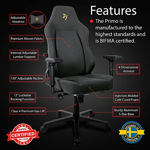 Chaise de Jeu Arozzi en Textile – Taille Unique et Confort Optimal