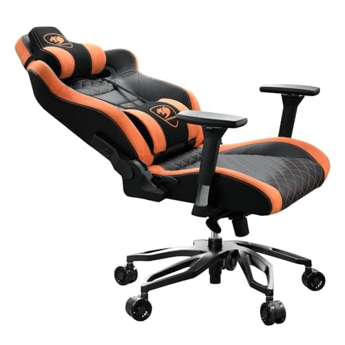 Chaise de Jeu Cougar Titan Pro Orange et Noir – Confort Premium