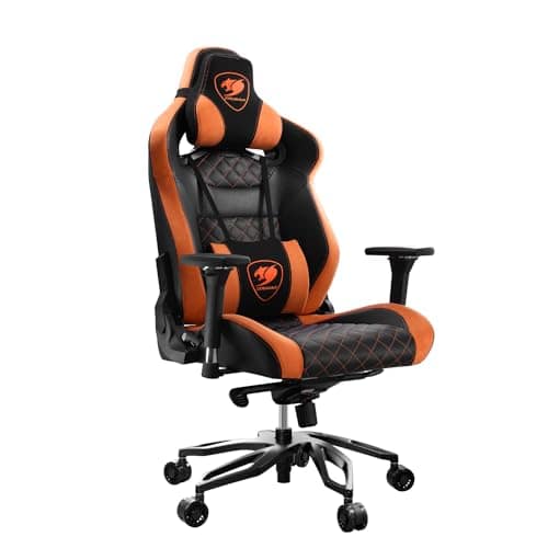 Chaise de Jeu Cougar Titan Pro Orange et Noir – Confort Premium