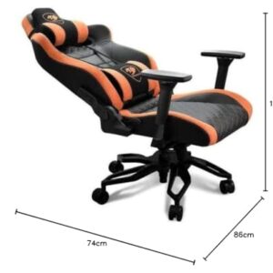 Chaise de Jeu Cougar Titan Pro Orange et Noir – Confort Premium