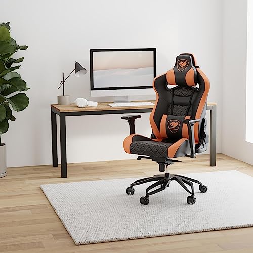Chaise de Jeu Cougar Titan Pro Orange et Noir – Confort Premium