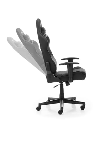 Chaise de Jeu DXRacer Prince L PF132 – Tissu Déperlant Noir