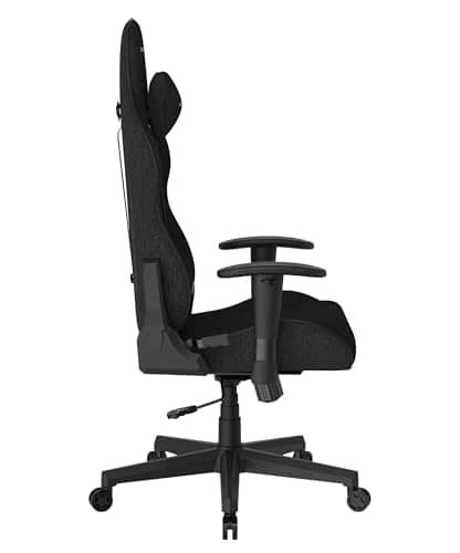 Chaise de Jeu DXRacer Prince L PF132 – Tissu Déperlant Noir