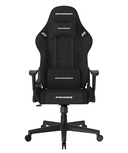 Chaise de Jeu DXRacer Prince L PF132 – Tissu Déperlant Noir