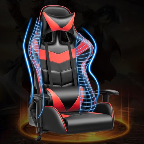 Chaise de Jeu Ergonomique IPSU avec Repose-Pieds et Support Lombaire