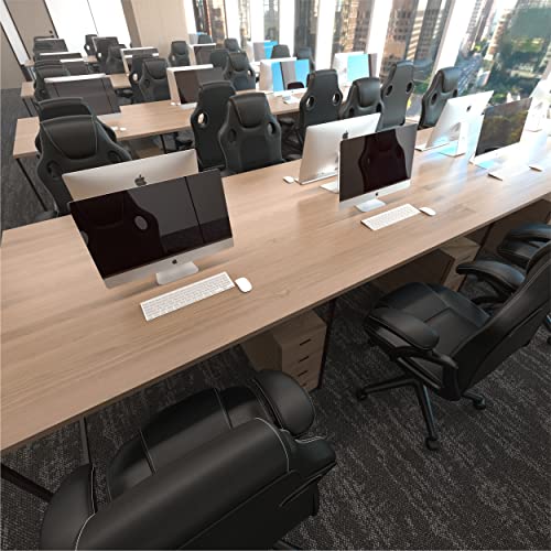 Chaise de Jeu Ergonomique Play haha en Cuir Noir pour Bureau