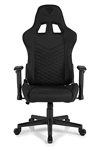 Chaise de Jeu Ergonomique SENSE7 Spellcaster avec Coussin Lombaire Noir