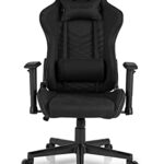 Chaise de Jeu Ergonomique SENSE7 Spellcaster avec Coussin Lombaire Noir