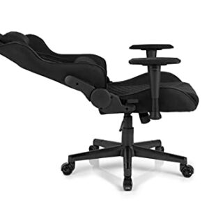 Chaise de Jeu Ergonomique SENSE7 Spellcaster avec Coussin Lombaire Noir