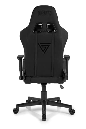 Chaise de Jeu Ergonomique SENSE7 Spellcaster avec Coussin Lombaire Noir