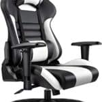 Chaise de Jeu Ergonomique pour Adultes, Inclinable 180° avec Accoudoirs