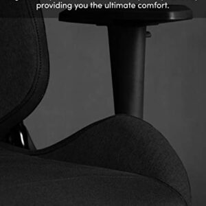 Chaise de Jeu SENSE7 Vanguard Ergonomique, Coussins Ajustables, Noir, 150 kg