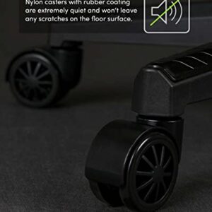 Chaise de Jeu SENSE7 Vanguard Ergonomique, Coussins Ajustables, Noir, 150 kg