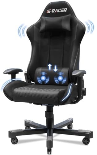 Chaise de Jeu XL JUMMICO en Noir – Confort et Style