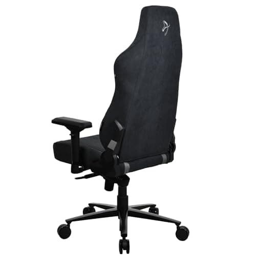 Chaise de bureau AROZZI Vernazza en tissu supersoft noire
