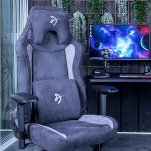 Chaise de bureau AROZZI Vernazza en tissu supersoft noire